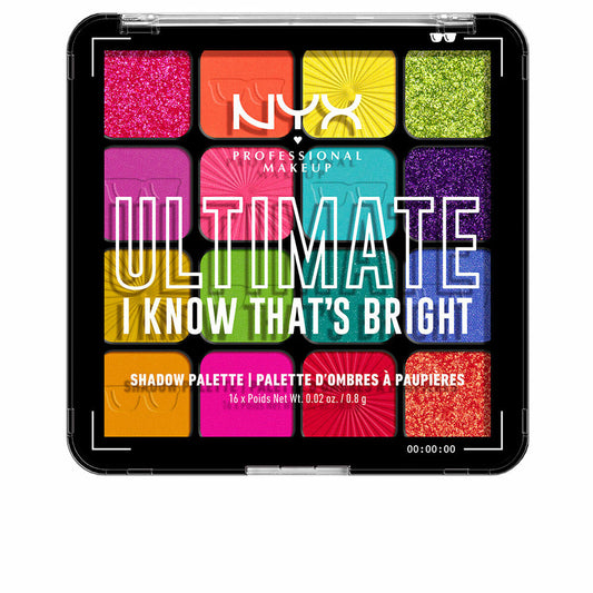 Paleta de Sombras de Ojos NYX Ultimate #I know that's bright 16 x 0,83 g