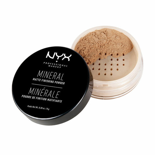 Polvos Fijadores de Maquillaje NYX Mineral Medium/Dark 8 g