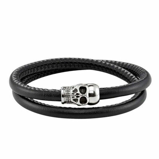 Pulsera Unisex Thomas Sabo UB0010-825-11 Negro Plata Plateado