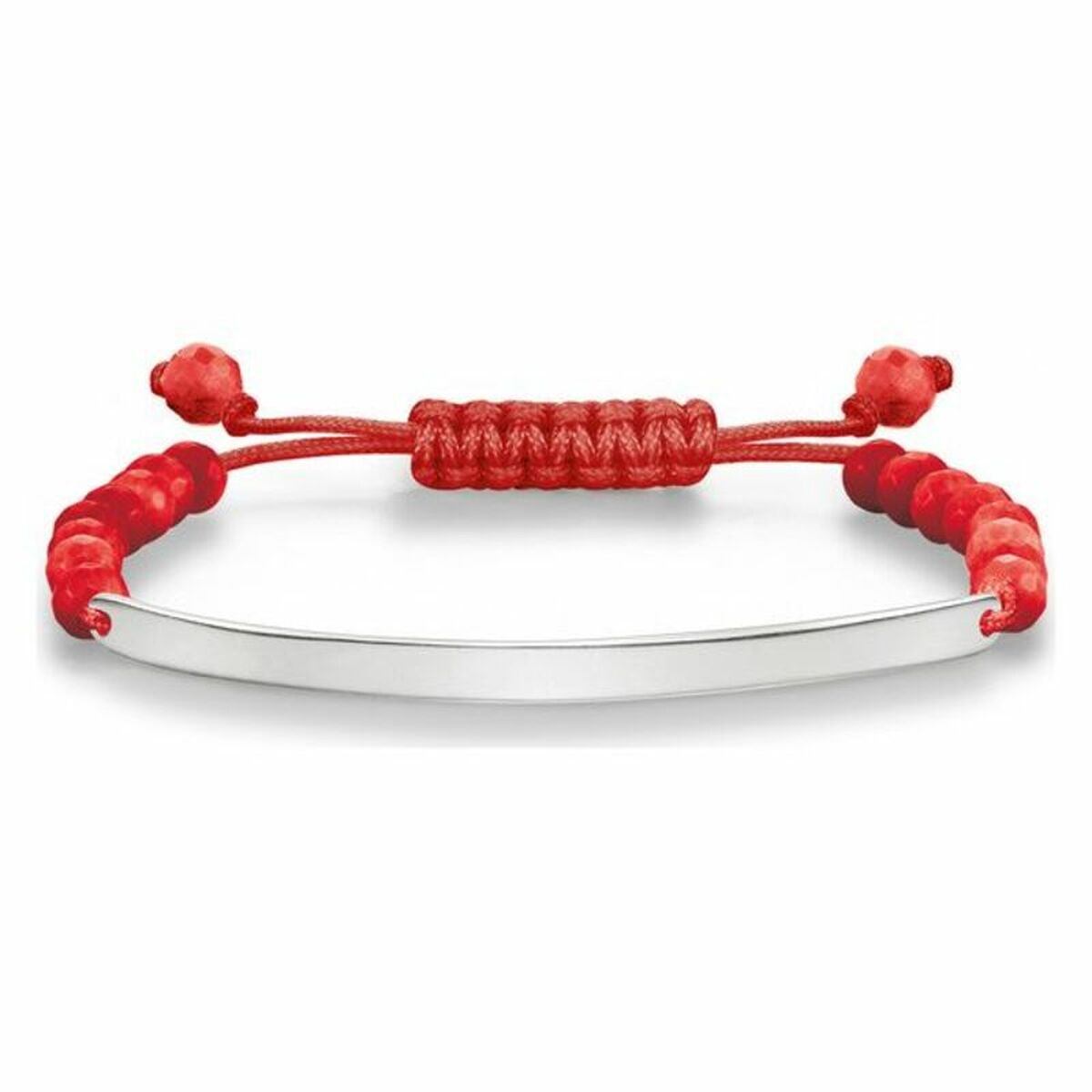 Pulsera Mujer Thomas Sabo Rojo Plata Plateado