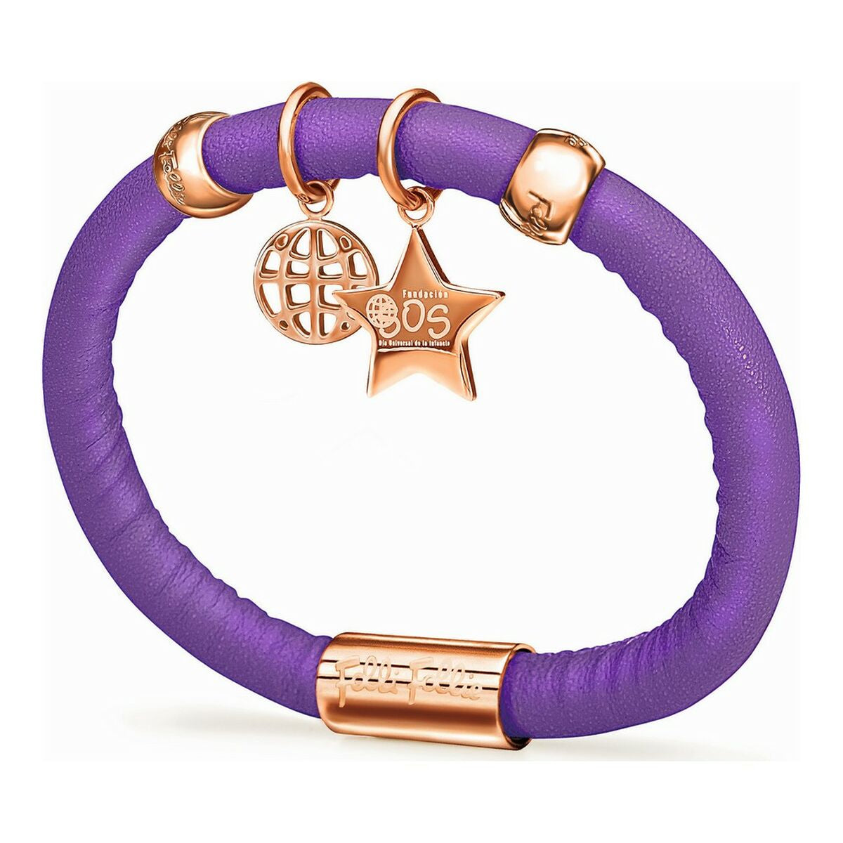 Pulsera Mujer Folli Follie 1B13T046R Cuero (16 cm)