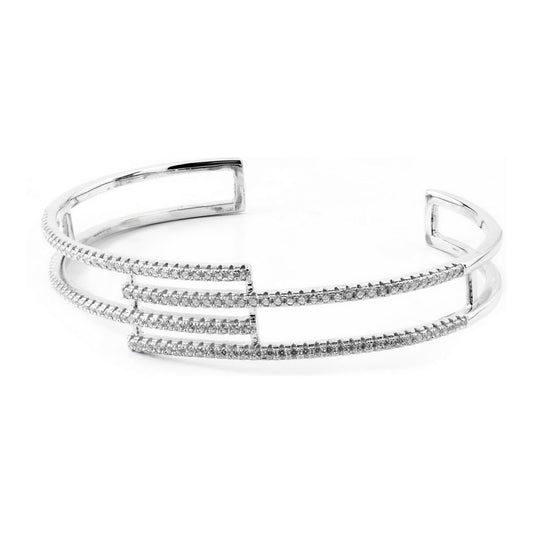 Pulsera Mujer Sif Jakobs BG0094-CZ Gris Plata de ley (16 cm)
