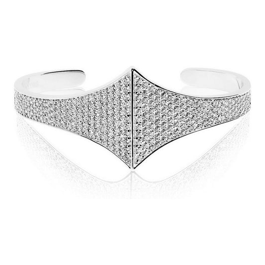 Pulsera Mujer Sif Jakobs BG007-CZ Gris Plata de ley (16 cm)