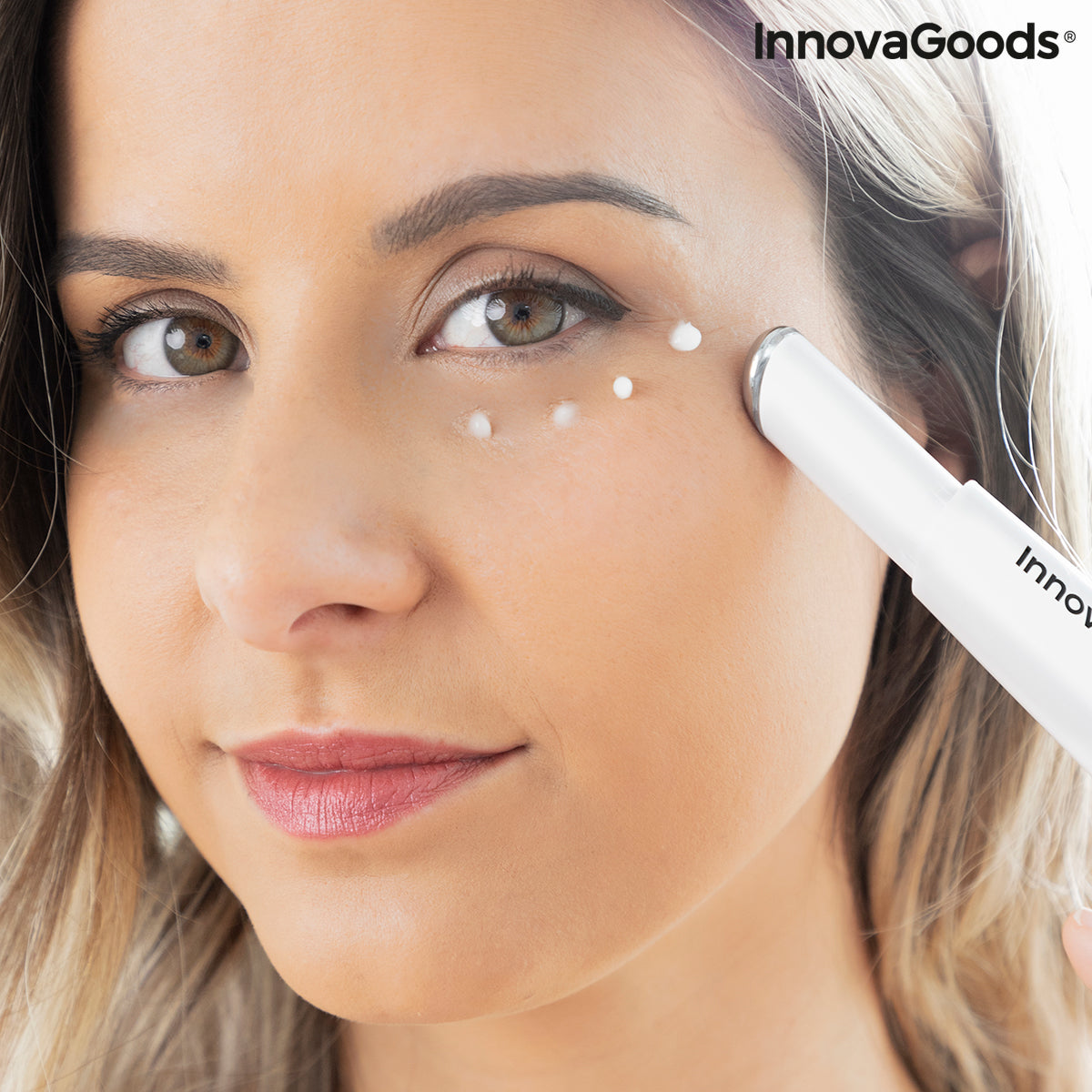 Masajeador de Ojos Antiedad con Fototerapia, Termoterapia y Vibración Therey InnovaGoods
