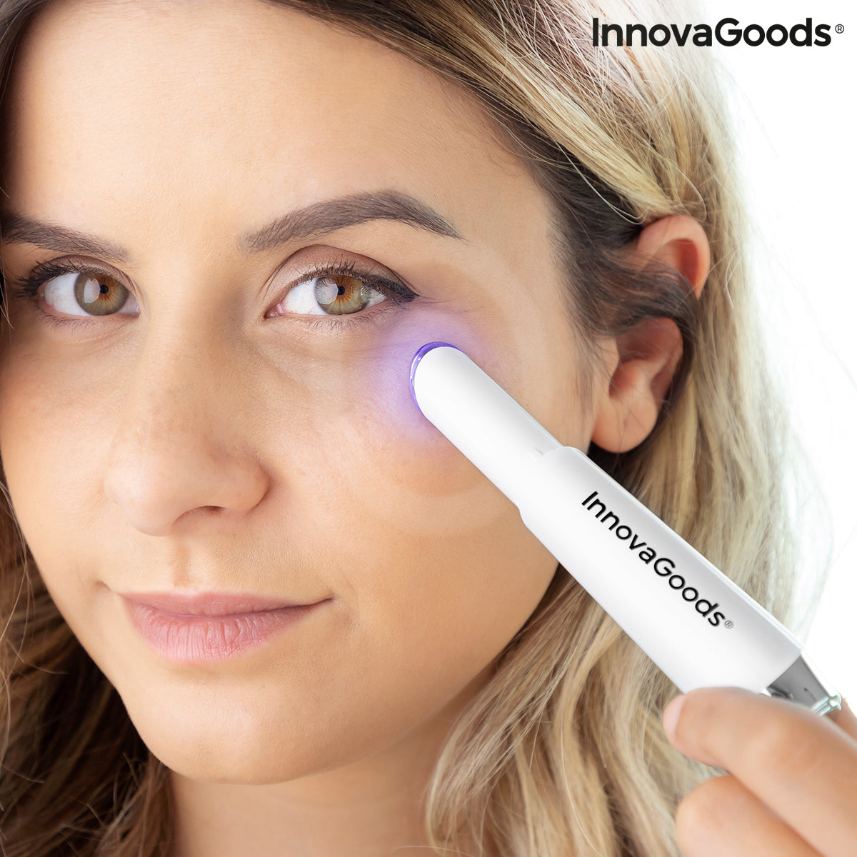Masajeador de Ojos Antiedad con Fototerapia, Termoterapia y Vibración Therey InnovaGoods