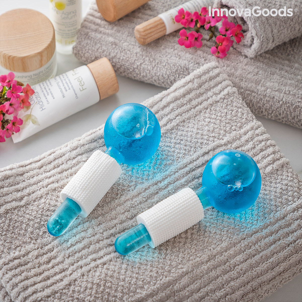 Globos Faciales de Cristal con Efecto Frío Friballs InnovaGoods