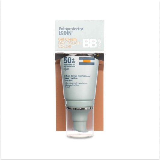 Protector Solar con Color Isdin Fotoprotector Gel (50 ml)